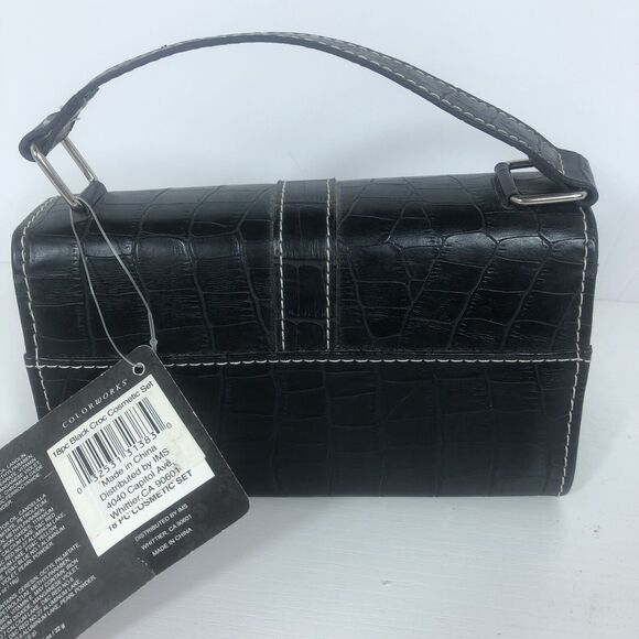 Colorworks 18 piece Holiday Fashion Collection in Black Croc Bag‎ NWT - Picture 12 of 13